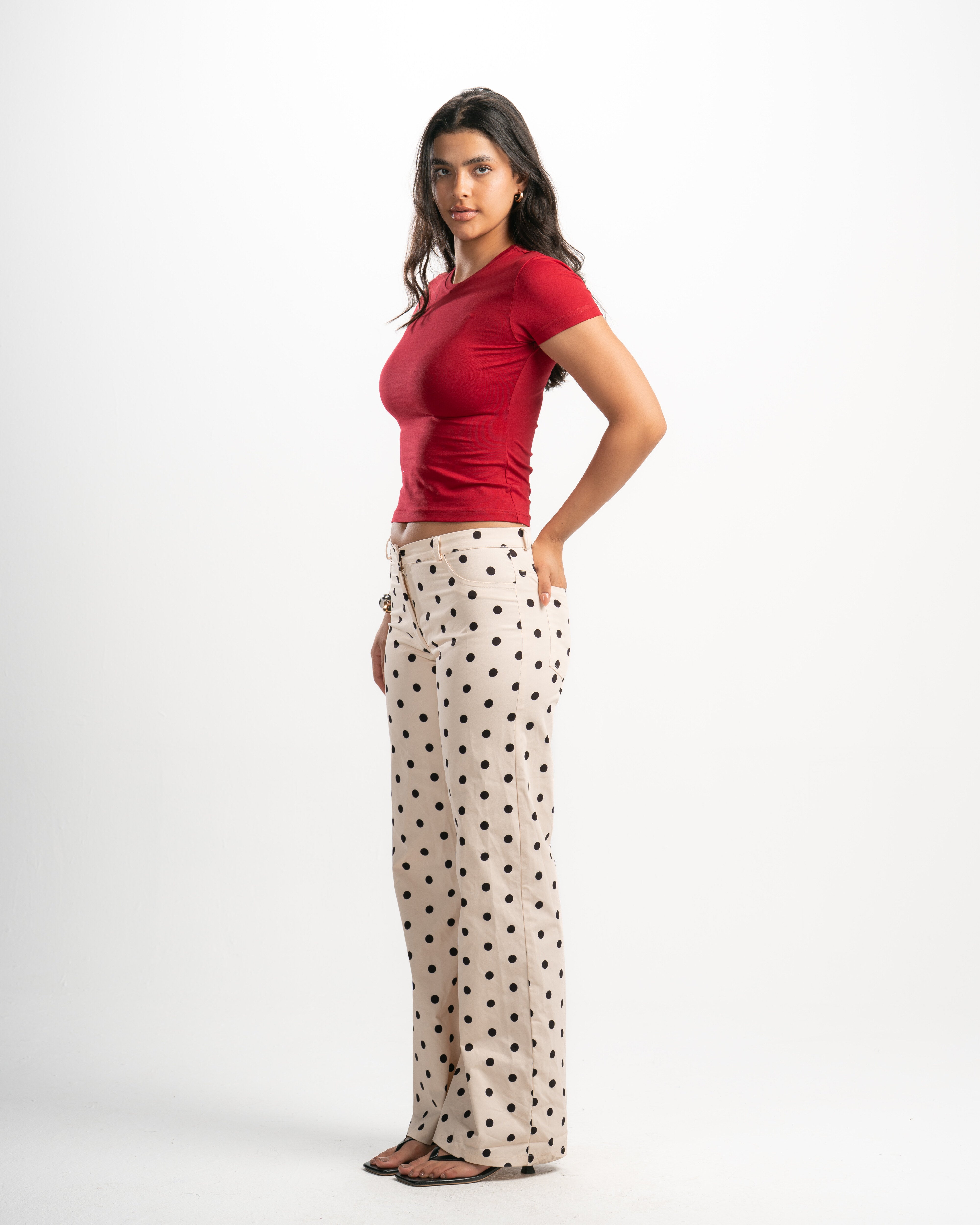 Cotton Round Neck Short Sleeve Top