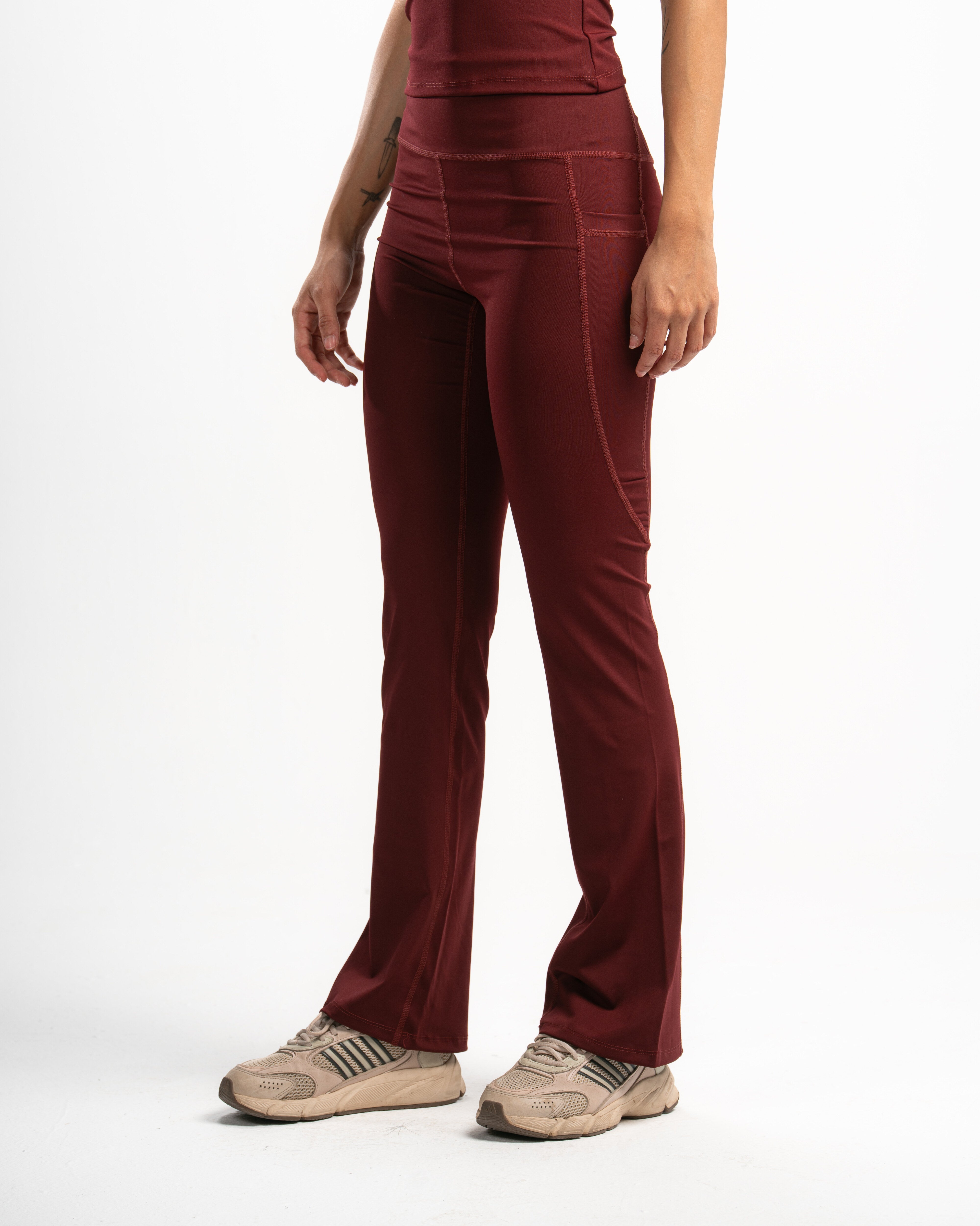 Pocketed Flared Leggings