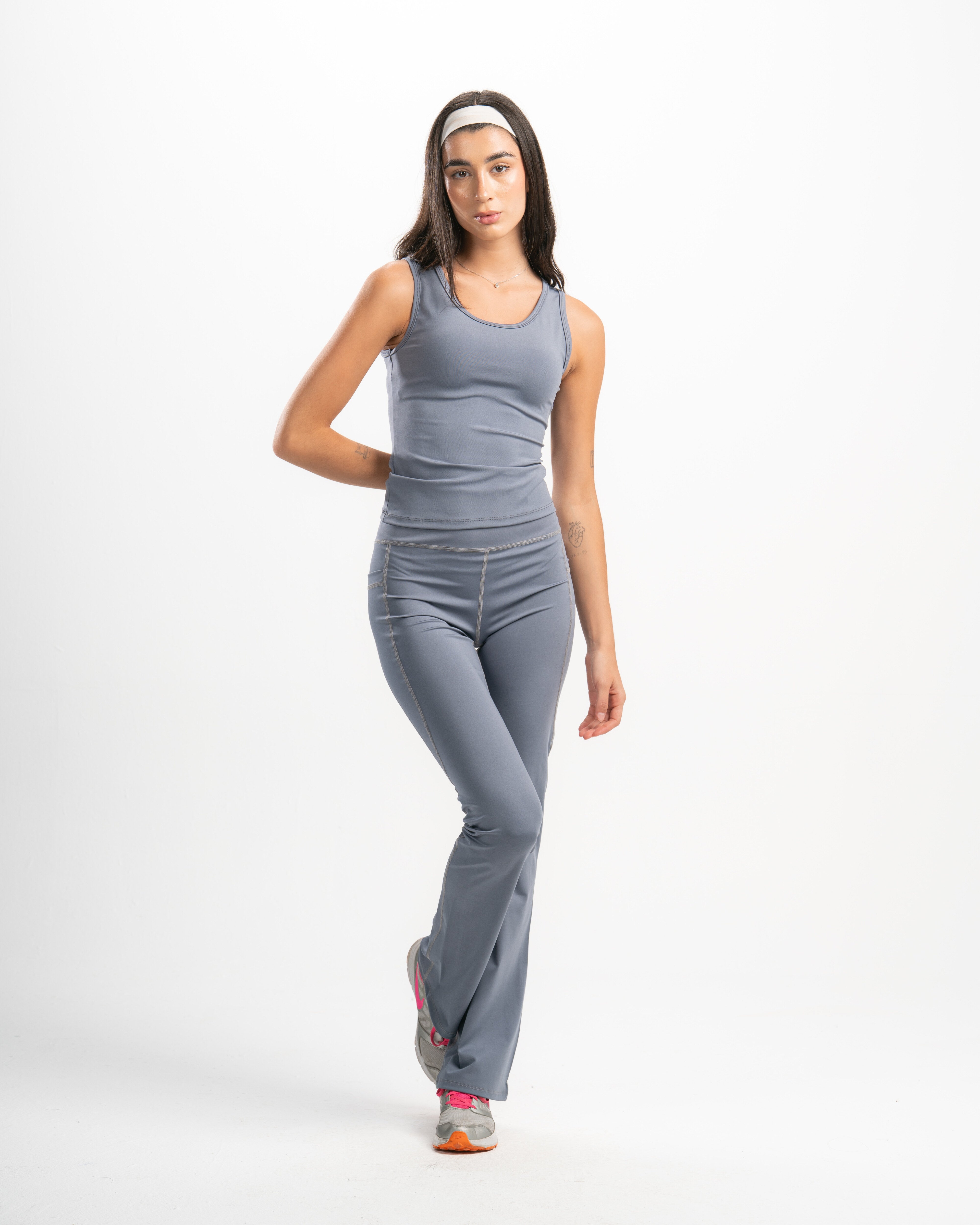 Pocketed Flared Leggings