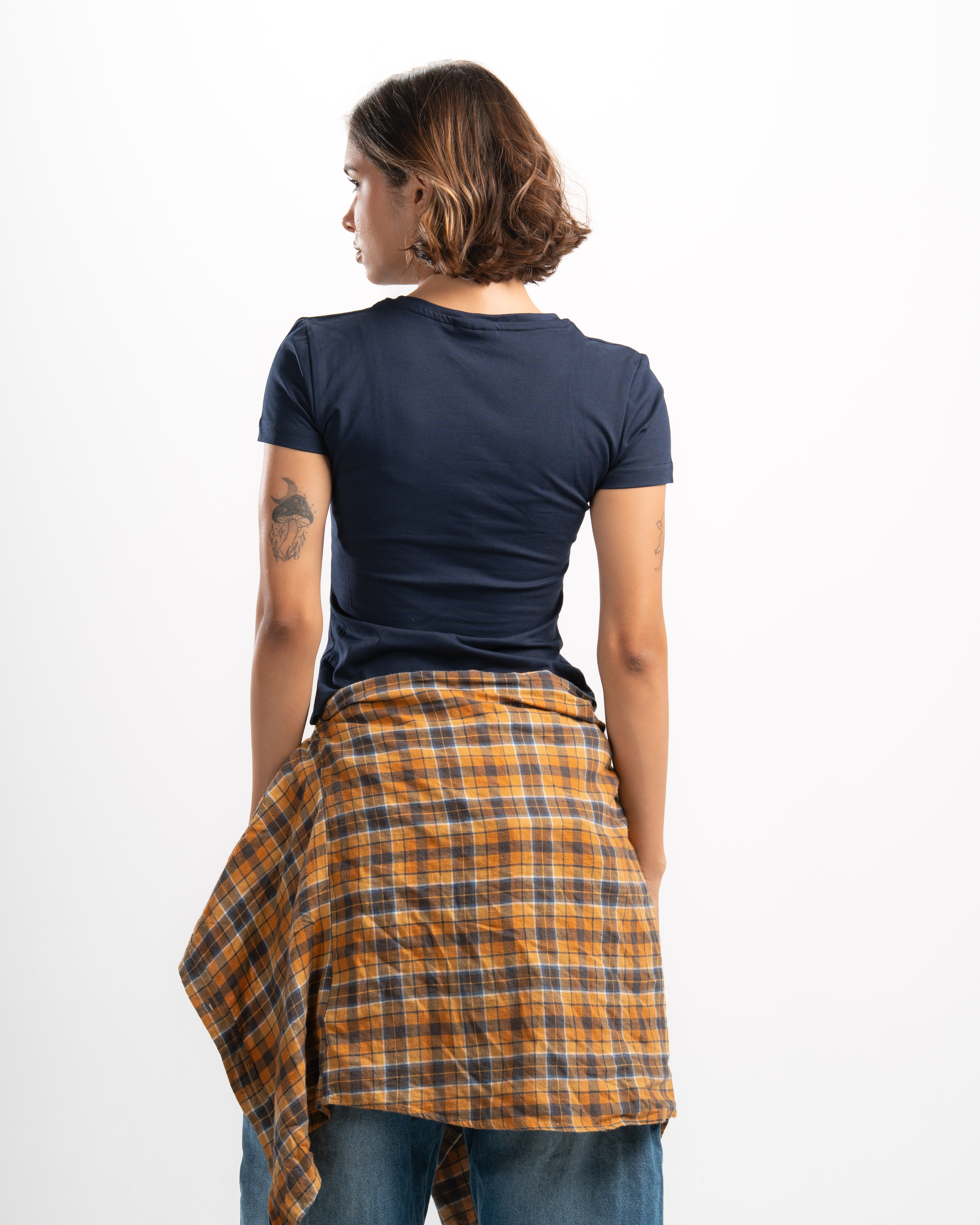 Cotton Wide Neck Short Sleeve Top